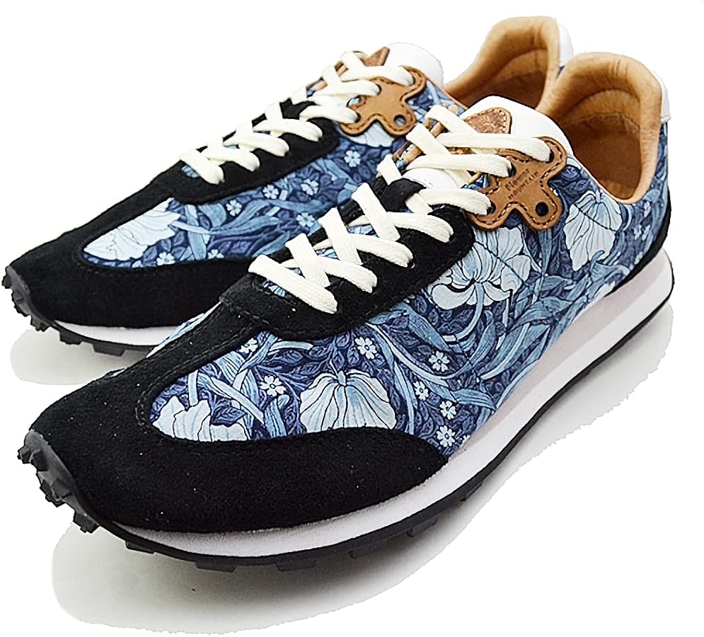 Amazon.co.jp: Flower Mountain Asuka Flower Mountain Sneakers, blue